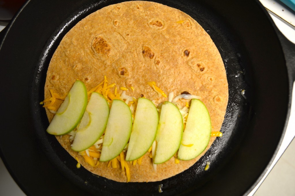 Apple and Cheese Quesadillas