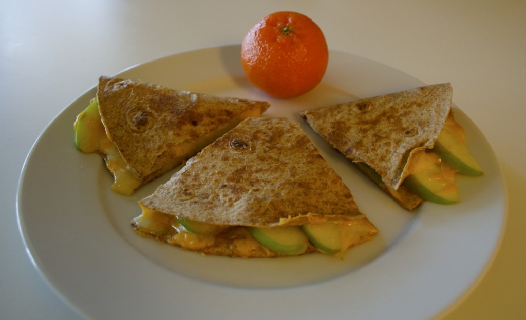 Apple and Cheese Quesadillas