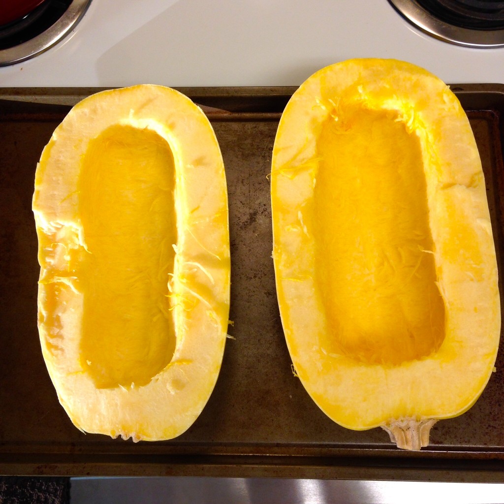 Spaghetti Squash with Meat Ragu 4