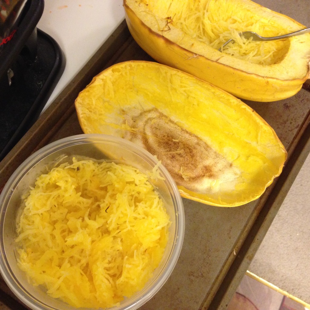 Spaghetti Squash with Meat Ragu 6