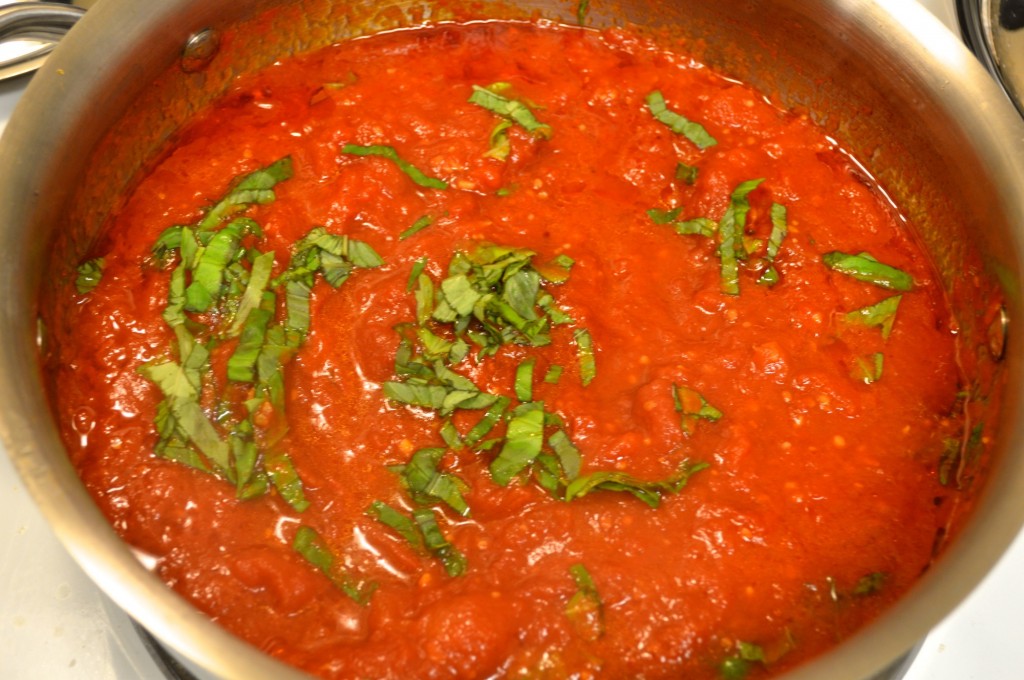 Cheesy Polenta with Marinara - 5