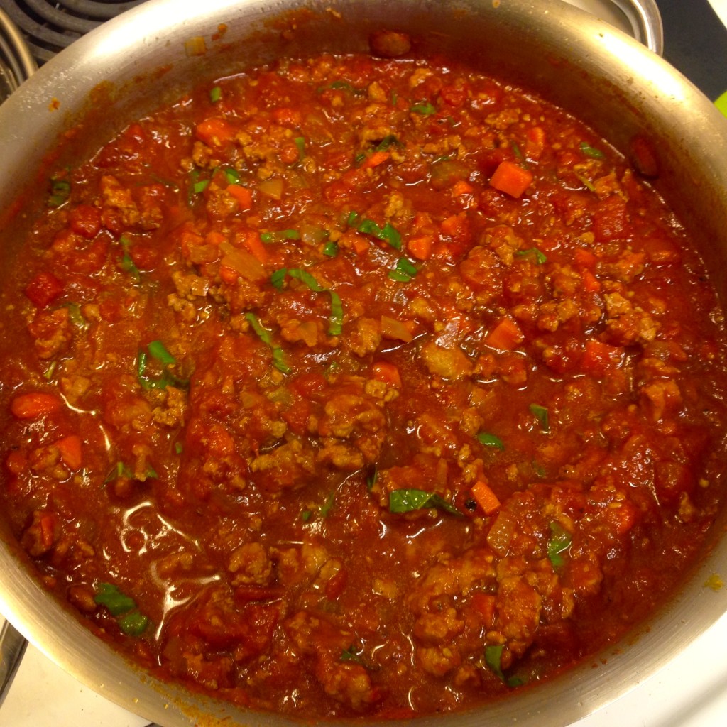 Spaghetti Squash with Meat Ragu 3