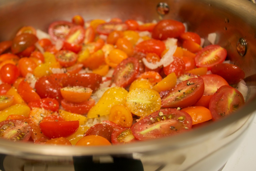 Salmon and Cherry Tomatoes