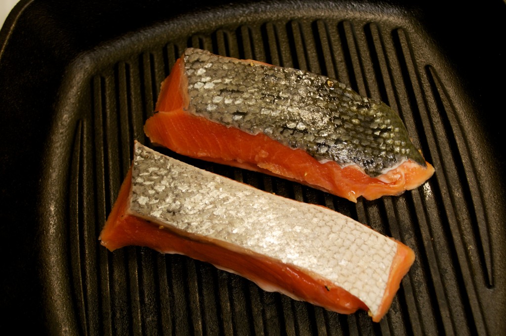 Salmon and Cherry Tomatoes