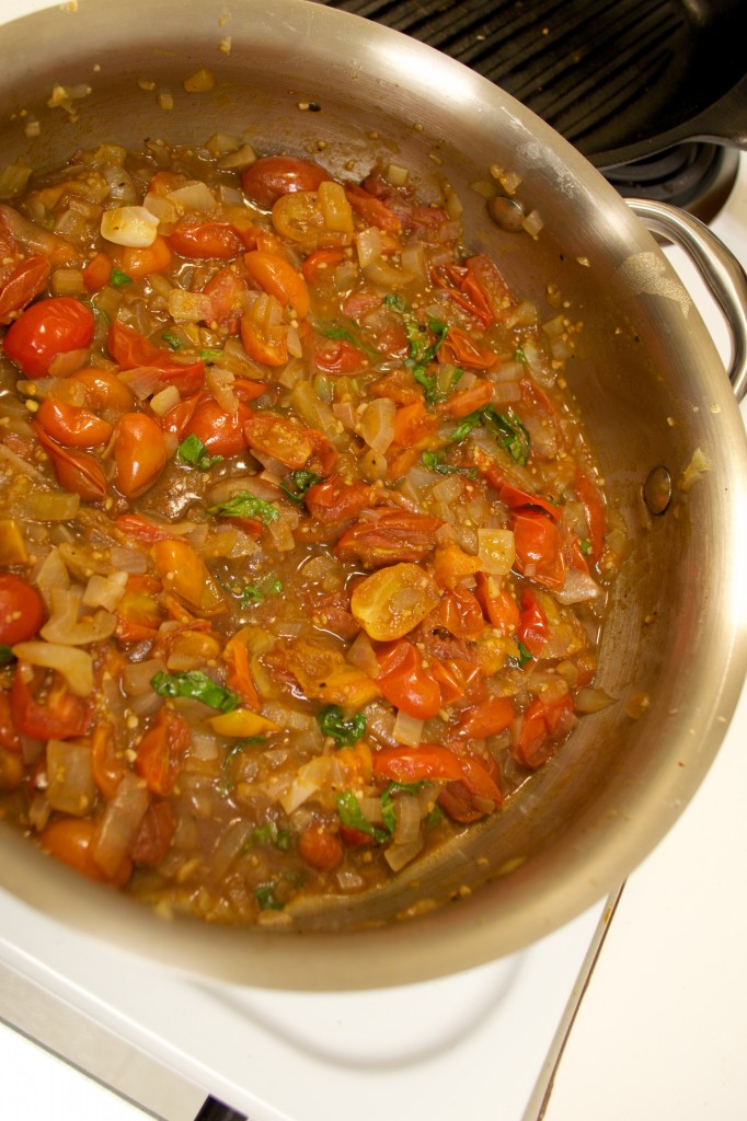 Salmon and Cherry Tomatoes