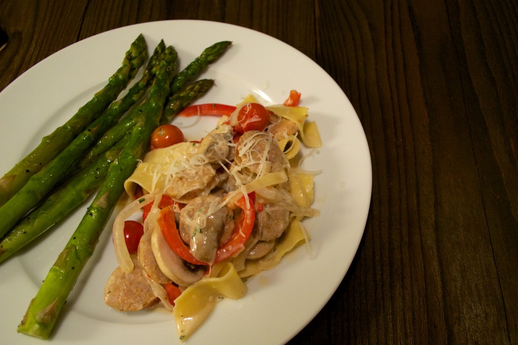 Marsala Pappardelle Pasta