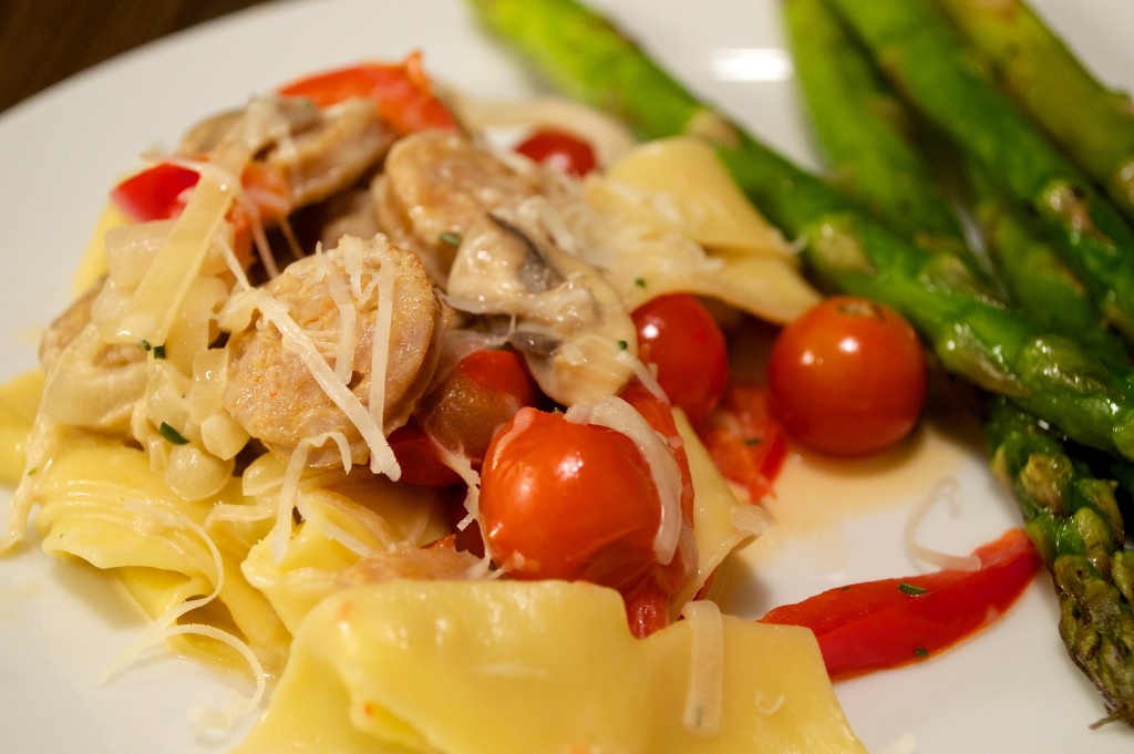 Marsala Pappardelle Pasta