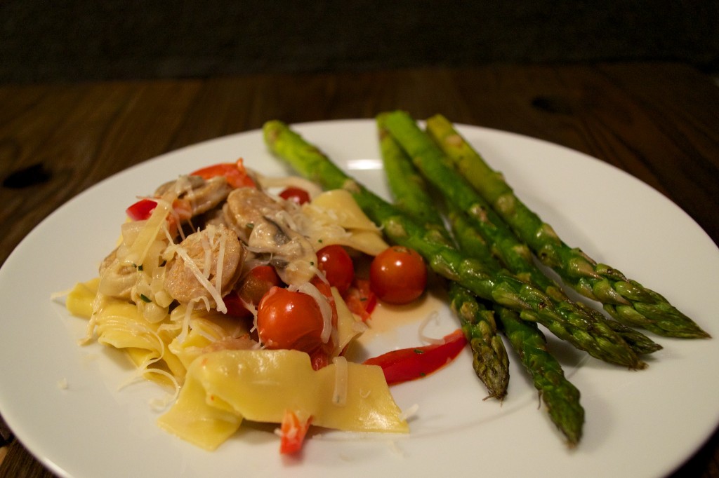 Marsala Pappardelle Pasta