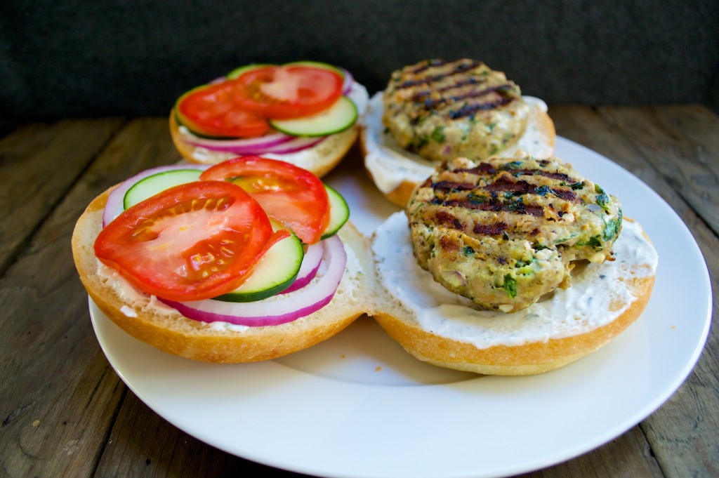 Mediterranean Turkey Burgers