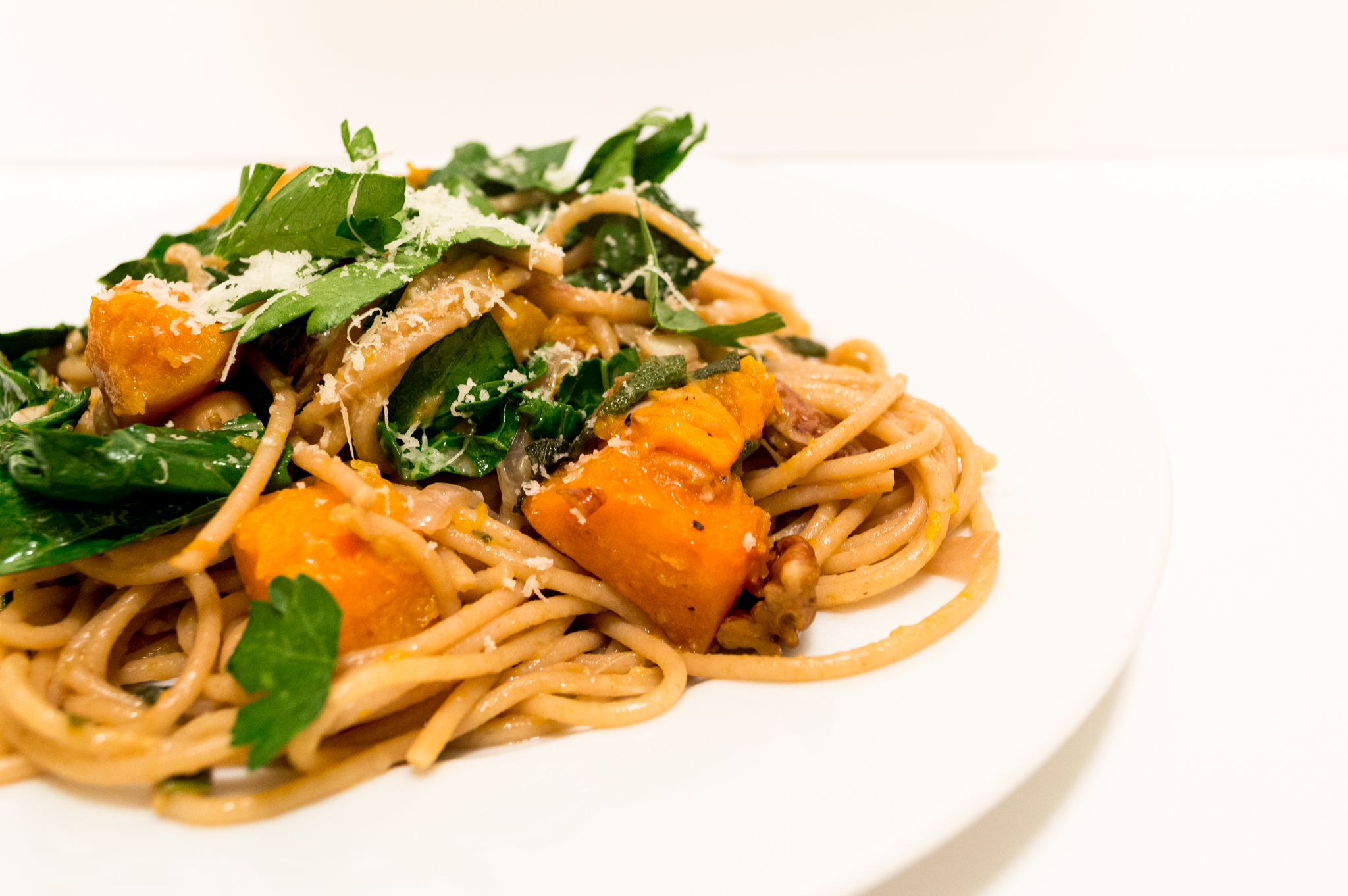 Butternut Squash Pecan & Sage Pasta
